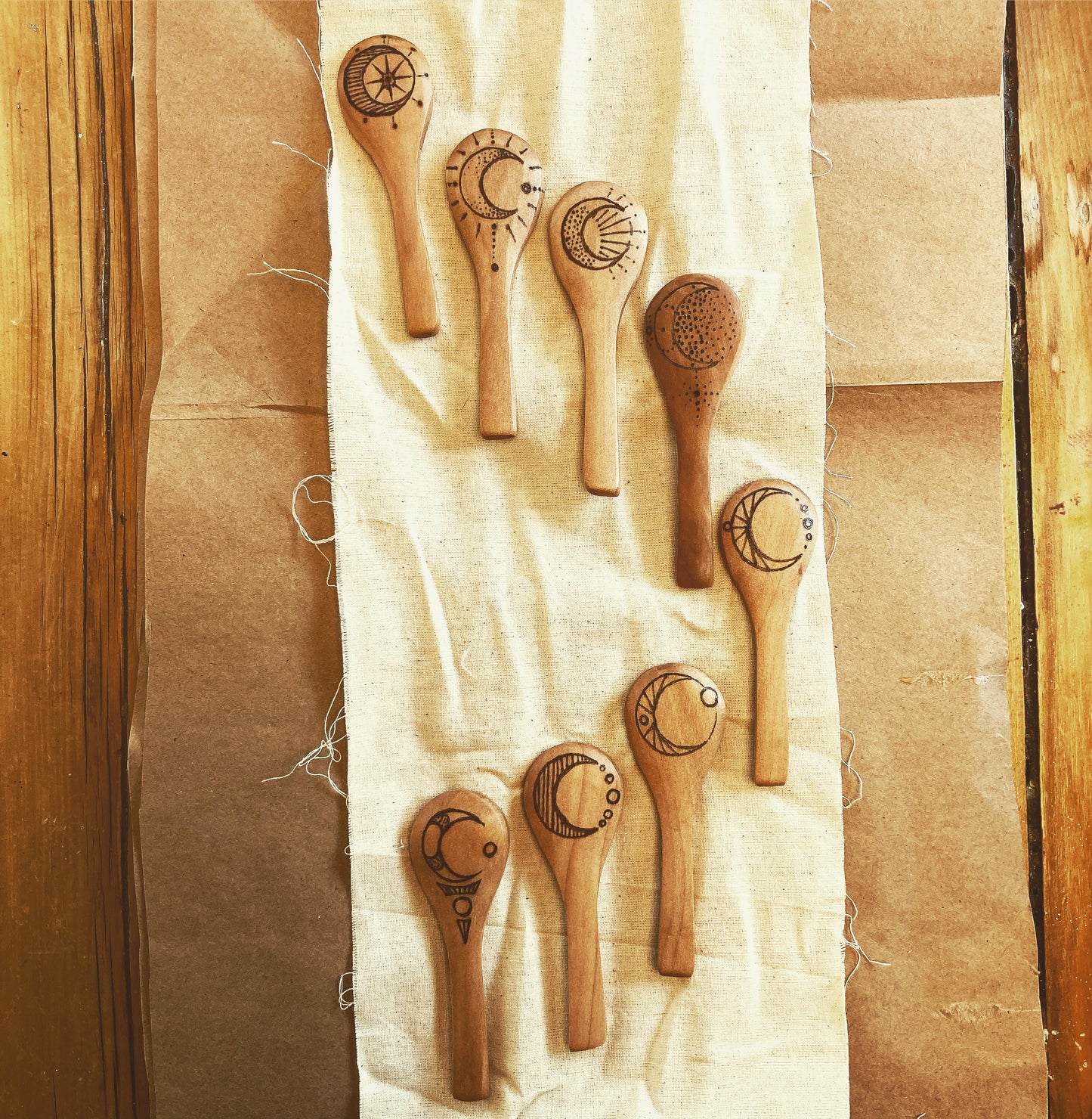 Mahina Wood Burned Spoon